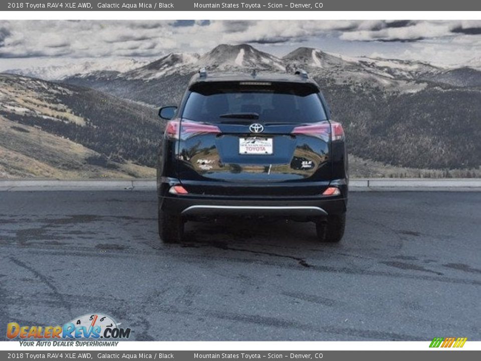 2018 Toyota RAV4 XLE AWD Galactic Aqua Mica / Black Photo #4
