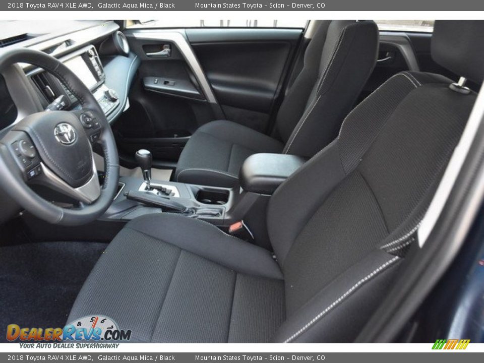 2018 Toyota RAV4 XLE AWD Galactic Aqua Mica / Black Photo #6