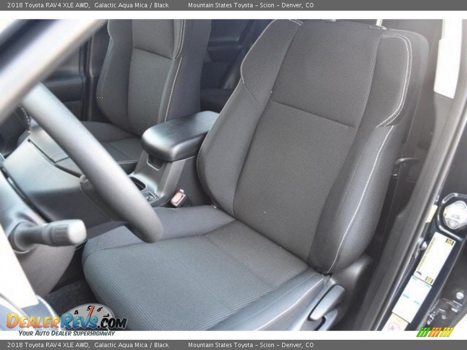 2018 Toyota RAV4 XLE AWD Galactic Aqua Mica / Black Photo #7