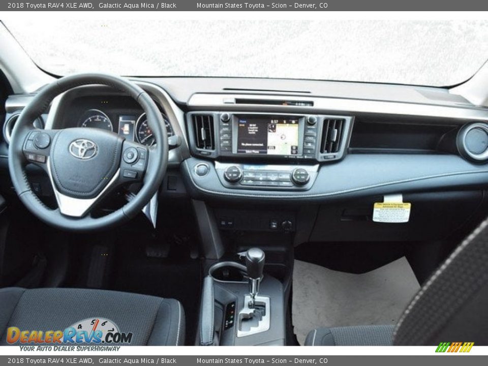 2018 Toyota RAV4 XLE AWD Galactic Aqua Mica / Black Photo #8