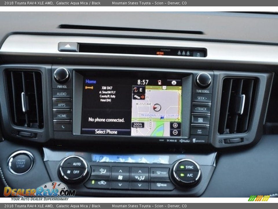 2018 Toyota RAV4 XLE AWD Galactic Aqua Mica / Black Photo #10