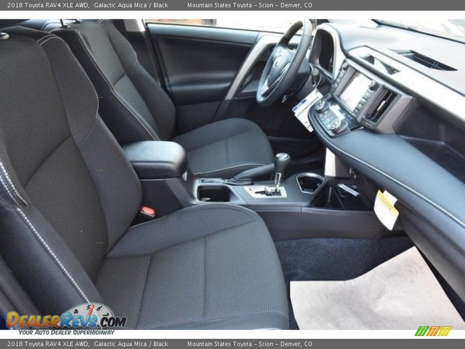 2018 Toyota RAV4 XLE AWD Galactic Aqua Mica / Black Photo #12