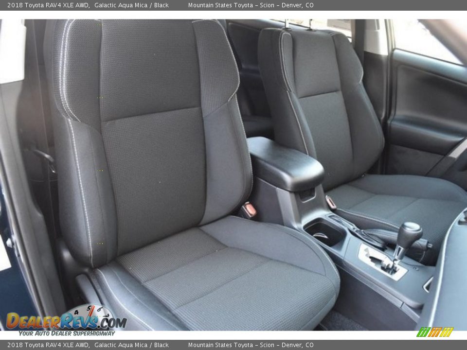2018 Toyota RAV4 XLE AWD Galactic Aqua Mica / Black Photo #13