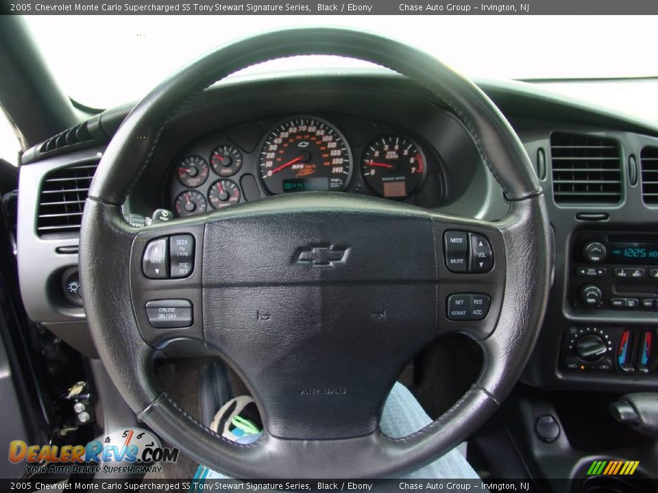 2005 Chevrolet Monte Carlo Supercharged SS Tony Stewart Signature Series Black / Ebony Photo #36