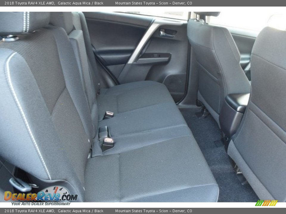 2018 Toyota RAV4 XLE AWD Galactic Aqua Mica / Black Photo #18