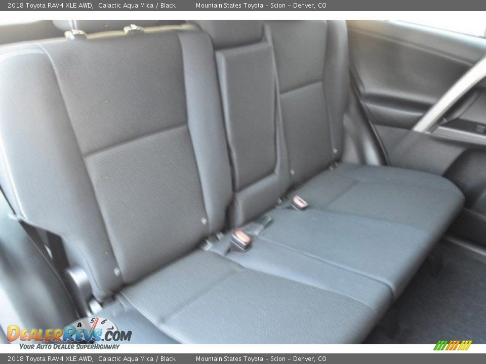 2018 Toyota RAV4 XLE AWD Galactic Aqua Mica / Black Photo #19