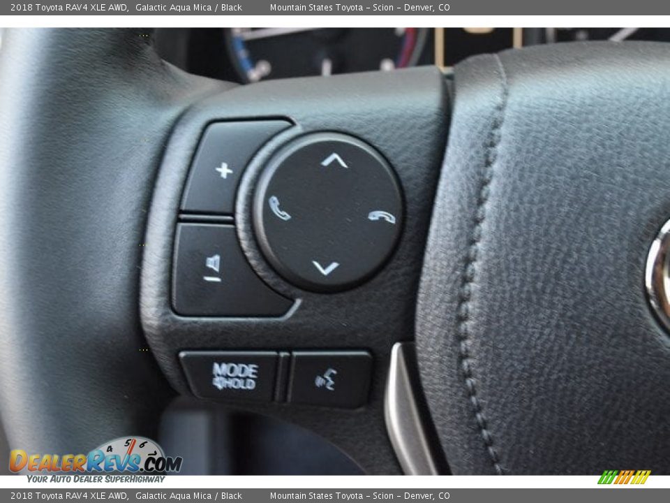 2018 Toyota RAV4 XLE AWD Galactic Aqua Mica / Black Photo #27