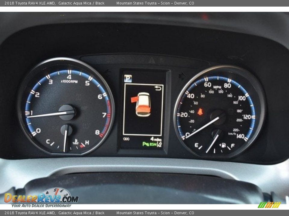 2018 Toyota RAV4 XLE AWD Galactic Aqua Mica / Black Photo #29