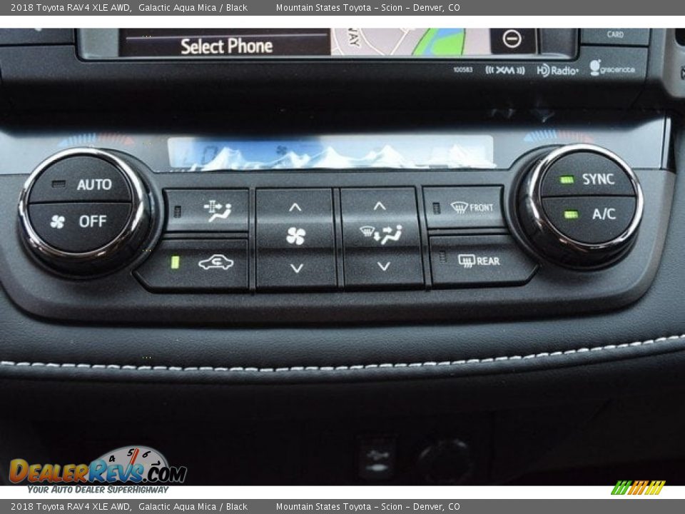 2018 Toyota RAV4 XLE AWD Galactic Aqua Mica / Black Photo #30