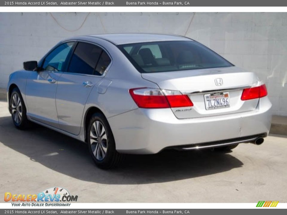 2015 Honda Accord LX Sedan Alabaster Silver Metallic / Black Photo #2