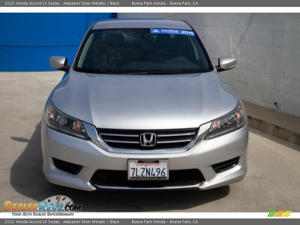 2015 Honda Accord LX Sedan Alabaster Silver Metallic / Black Photo #7