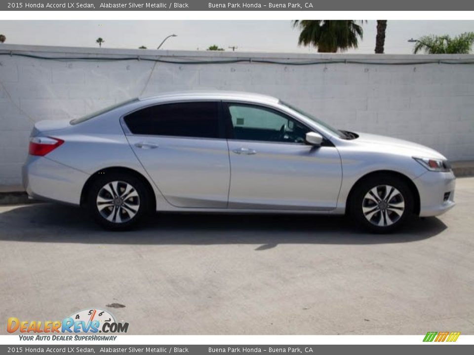 2015 Honda Accord LX Sedan Alabaster Silver Metallic / Black Photo #9