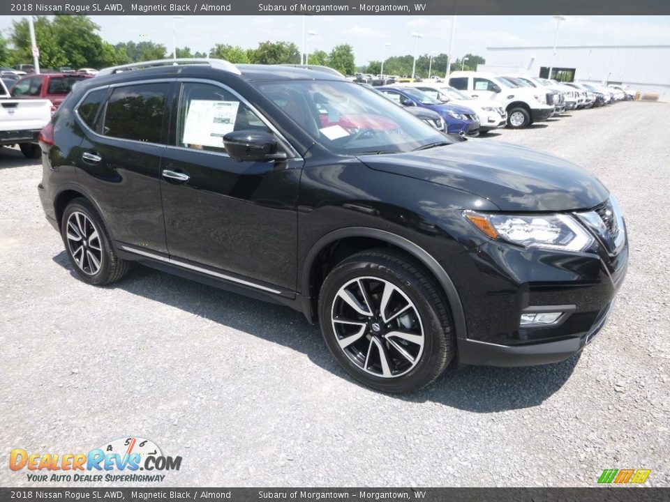 2018 Nissan Rogue SL AWD Magnetic Black / Almond Photo #1