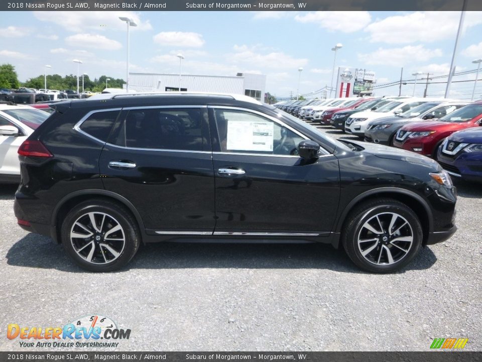 2018 Nissan Rogue SL AWD Magnetic Black / Almond Photo #3