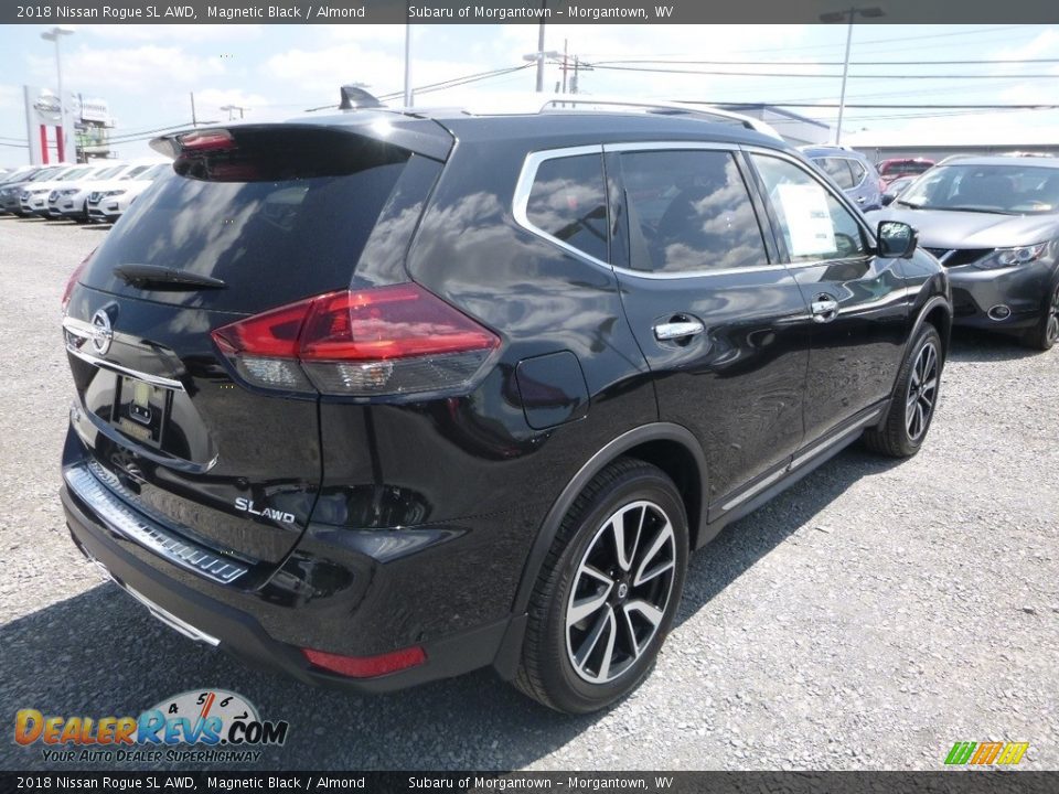 2018 Nissan Rogue SL AWD Magnetic Black / Almond Photo #4