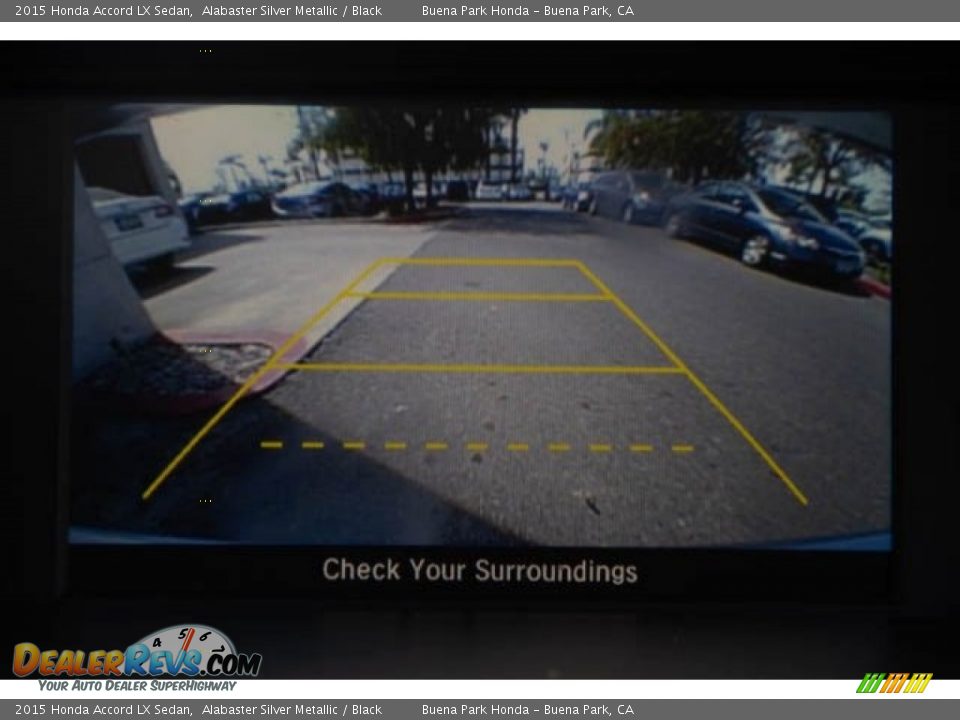 2015 Honda Accord LX Sedan Alabaster Silver Metallic / Black Photo #23