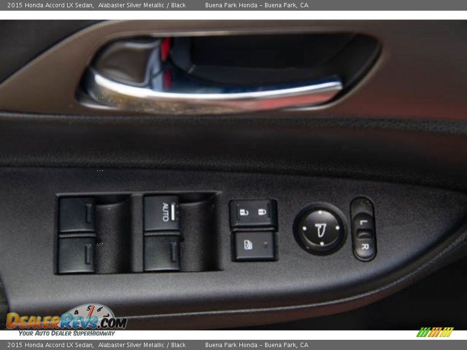 2015 Honda Accord LX Sedan Alabaster Silver Metallic / Black Photo #26