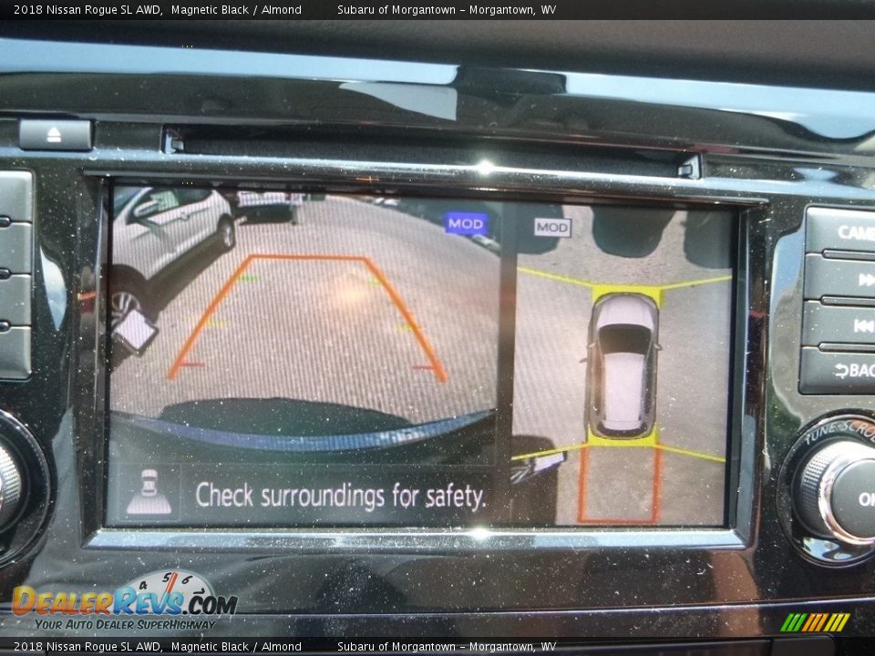 2018 Nissan Rogue SL AWD Magnetic Black / Almond Photo #19