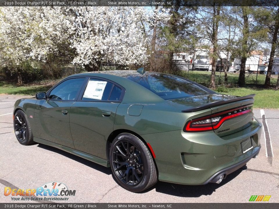2018 Dodge Charger R/T Scat Pack F8 Green / Black Photo #8