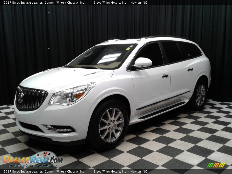 2017 Buick Enclave Leather Summit White / Choccachino Photo #2