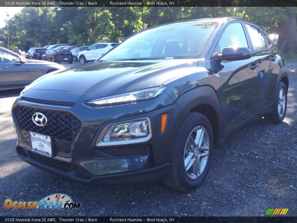 2018 Hyundai Kona SE AWD Thunder Gray / Black Photo #1