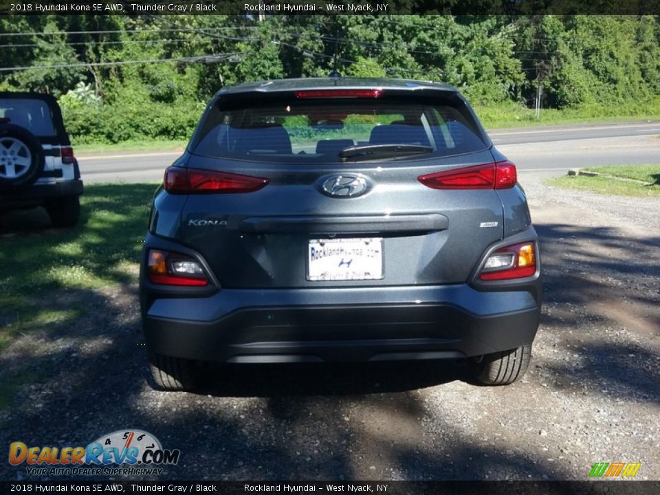 2018 Hyundai Kona SE AWD Thunder Gray / Black Photo #2