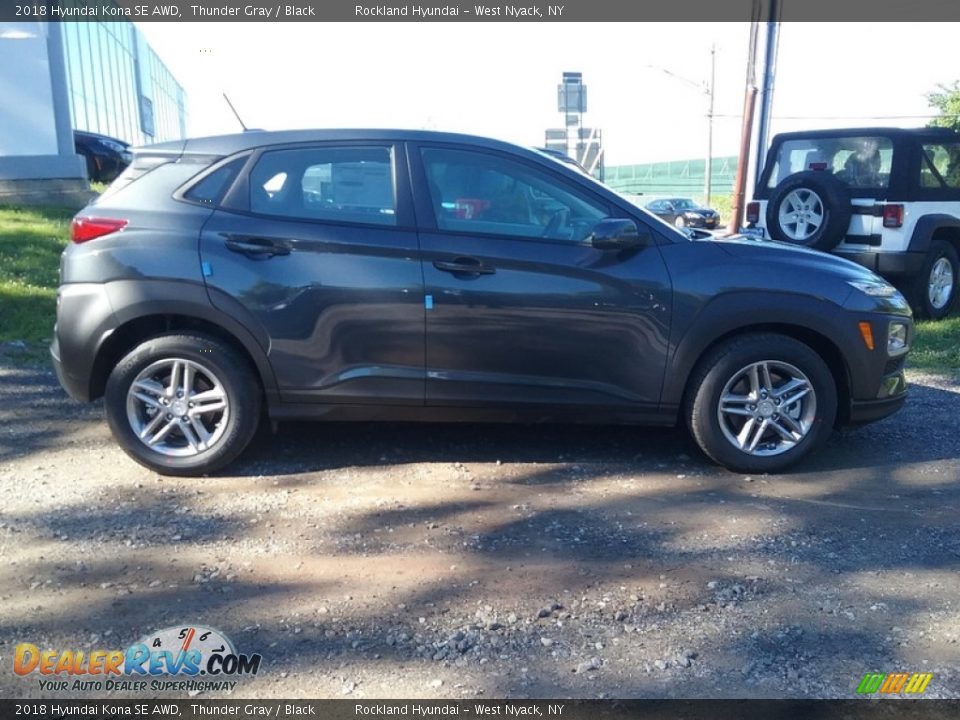 2018 Hyundai Kona SE AWD Thunder Gray / Black Photo #3