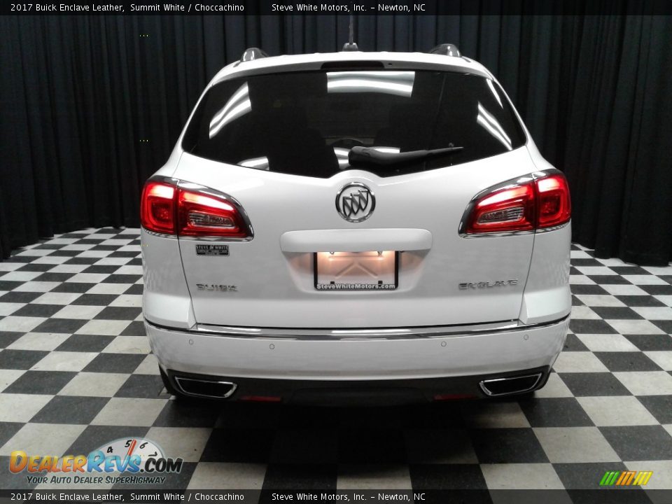 2017 Buick Enclave Leather Summit White / Choccachino Photo #7