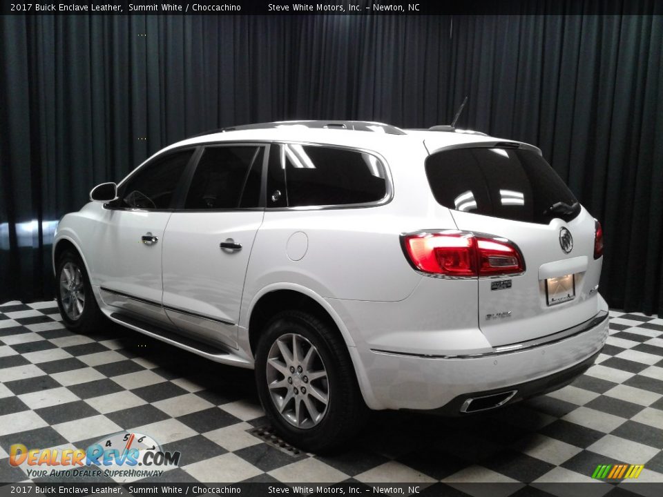 2017 Buick Enclave Leather Summit White / Choccachino Photo #8