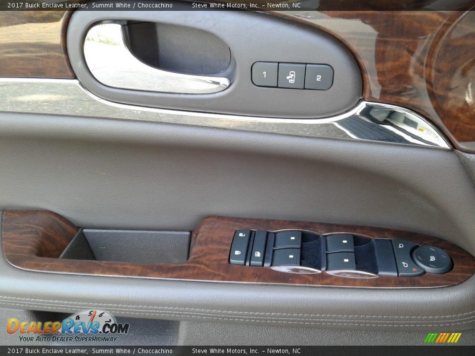 2017 Buick Enclave Leather Summit White / Choccachino Photo #9