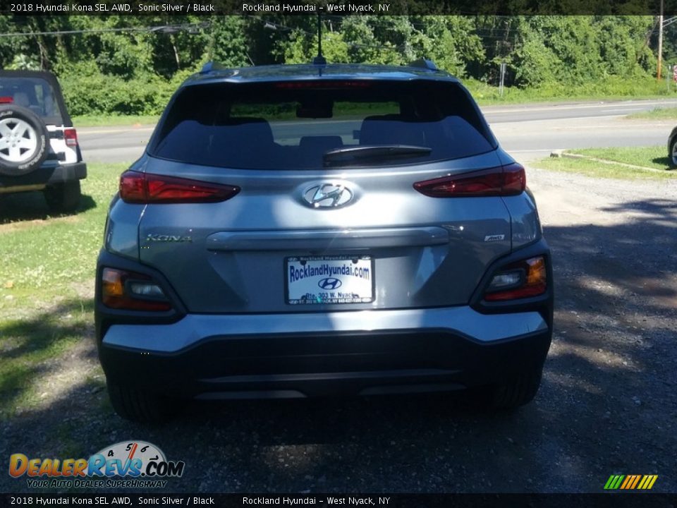 2018 Hyundai Kona SEL AWD Sonic Silver / Black Photo #2