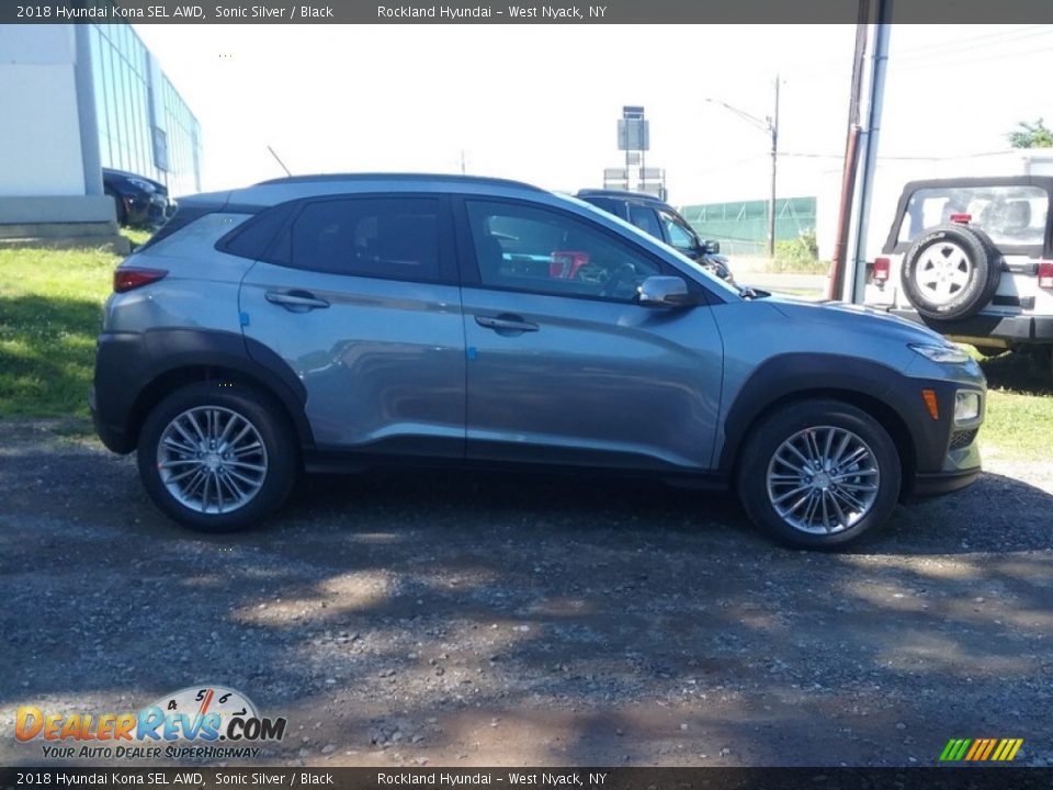 2018 Hyundai Kona SEL AWD Sonic Silver / Black Photo #3