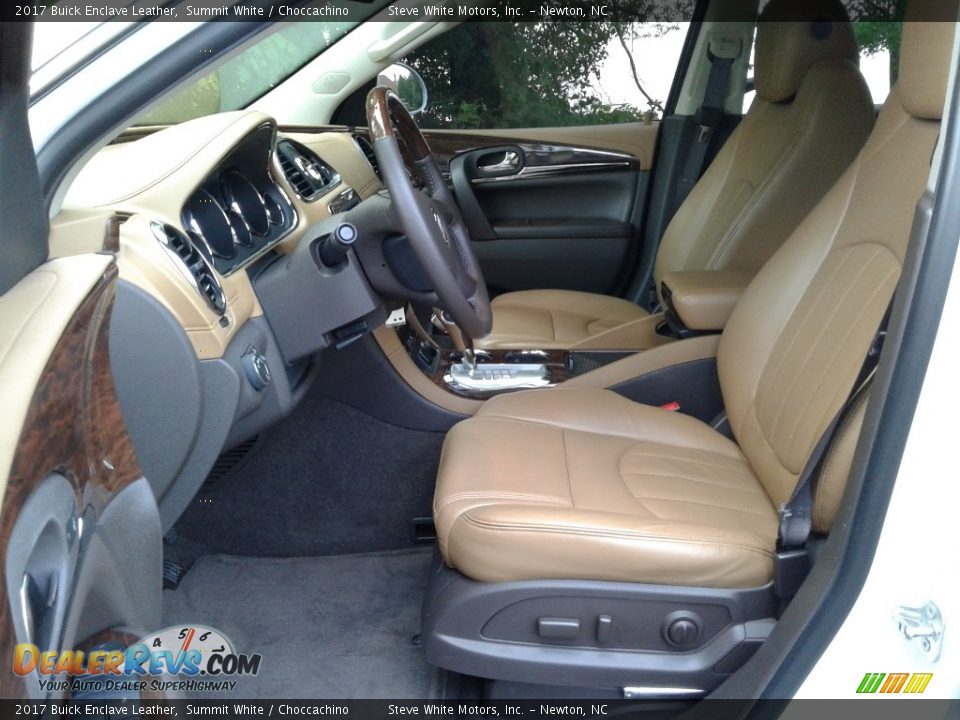 2017 Buick Enclave Leather Summit White / Choccachino Photo #11