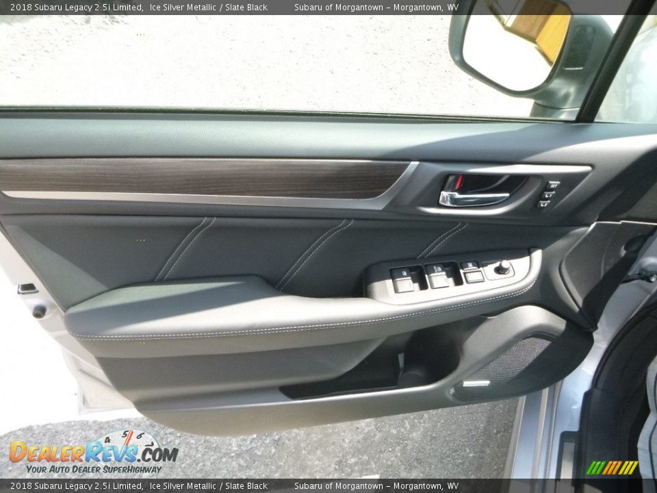 2018 Subaru Legacy 2.5i Limited Ice Silver Metallic / Slate Black Photo #14