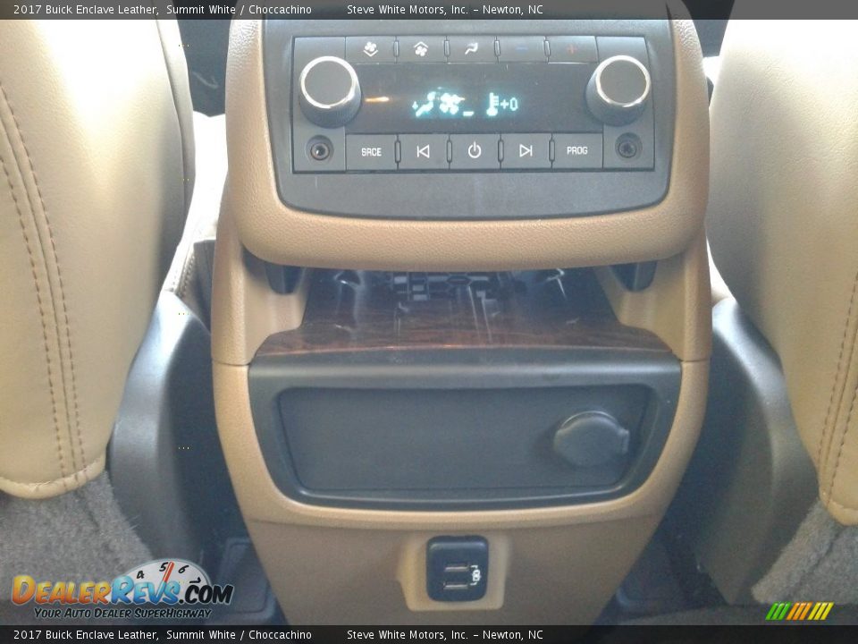 2017 Buick Enclave Leather Summit White / Choccachino Photo #14