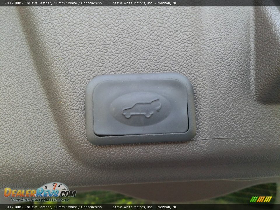 2017 Buick Enclave Leather Summit White / Choccachino Photo #17