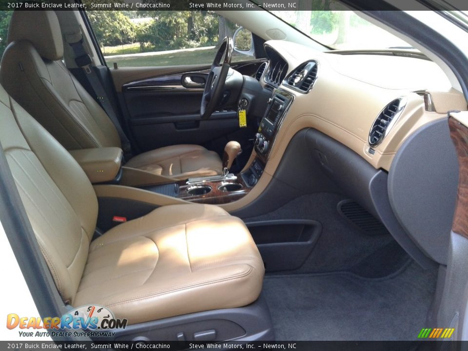 2017 Buick Enclave Leather Summit White / Choccachino Photo #20