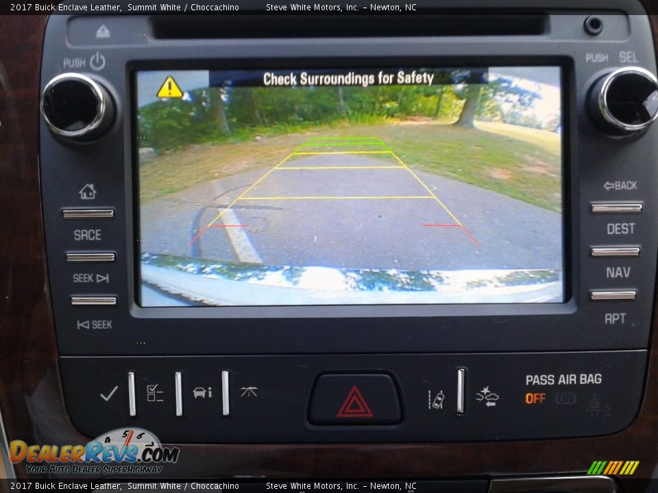 2017 Buick Enclave Leather Summit White / Choccachino Photo #26