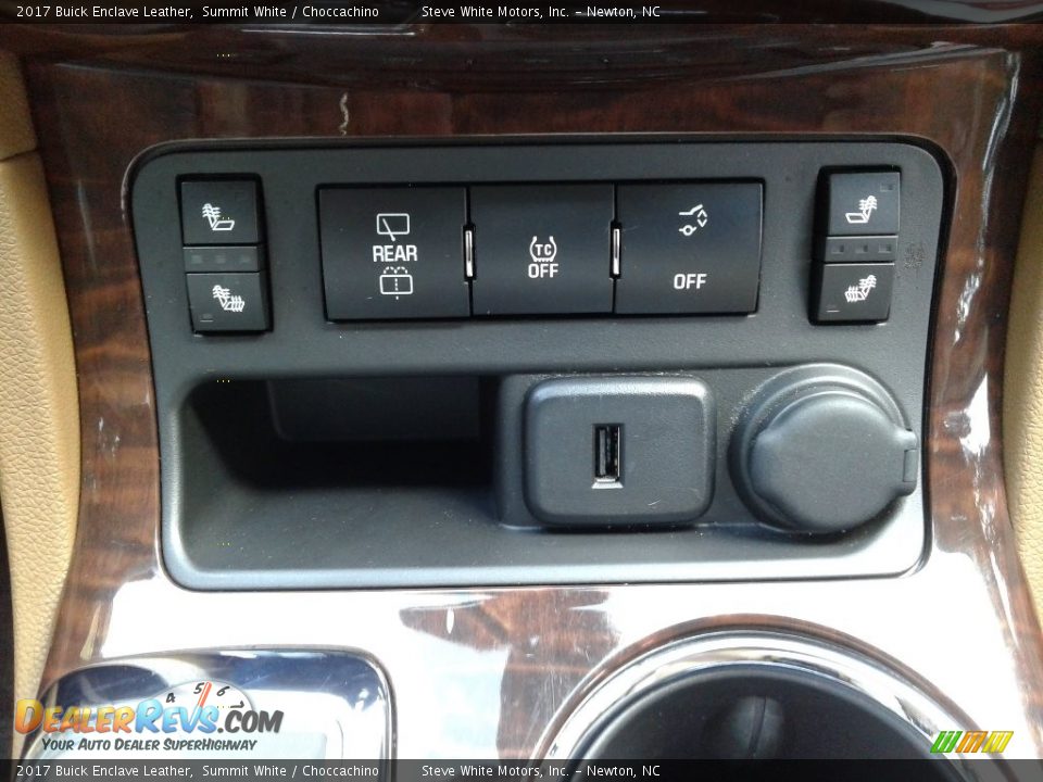 2017 Buick Enclave Leather Summit White / Choccachino Photo #31