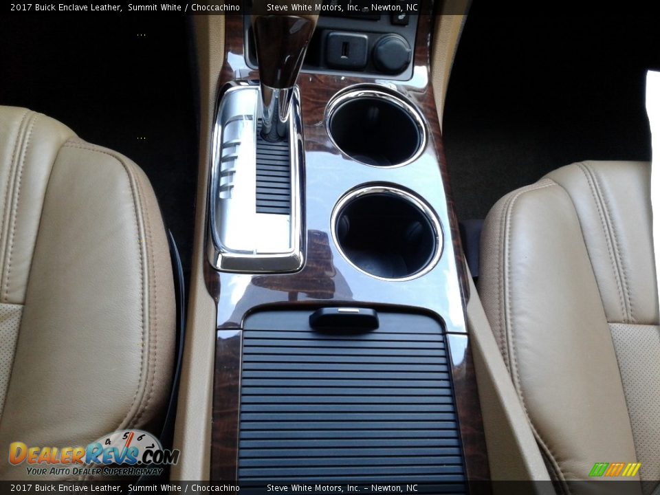 2017 Buick Enclave Leather Summit White / Choccachino Photo #32