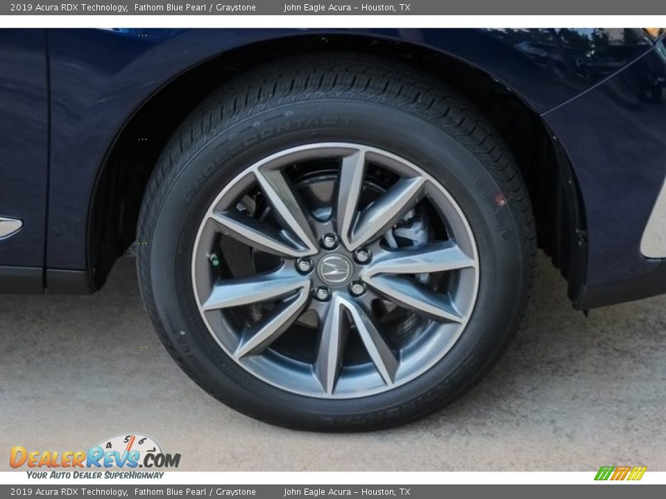 2019 Acura RDX Technology Fathom Blue Pearl / Graystone Photo #12