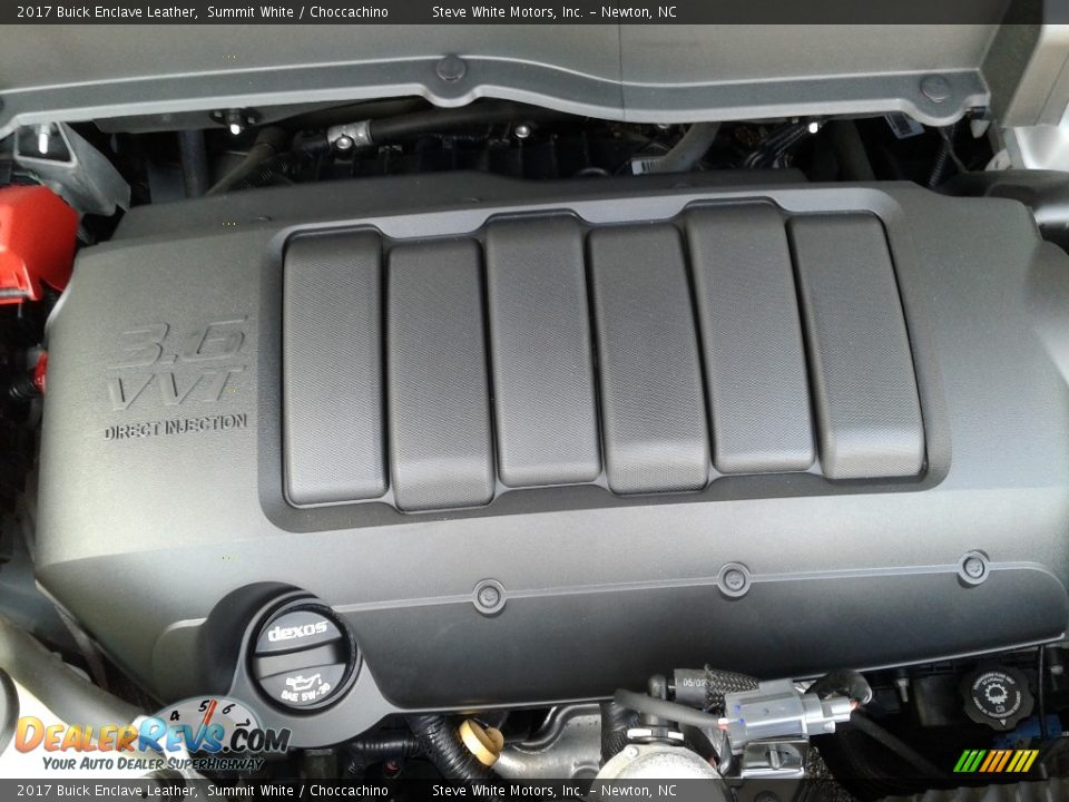 2017 Buick Enclave Leather Summit White / Choccachino Photo #36