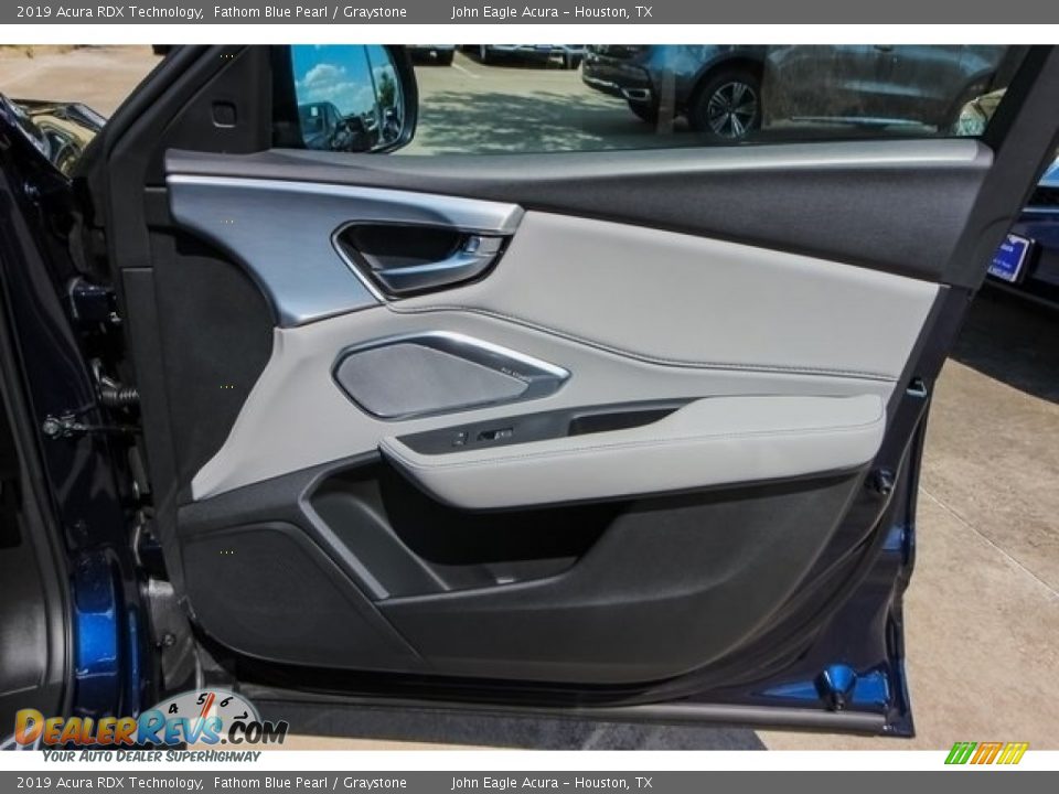 2019 Acura RDX Technology Fathom Blue Pearl / Graystone Photo #24