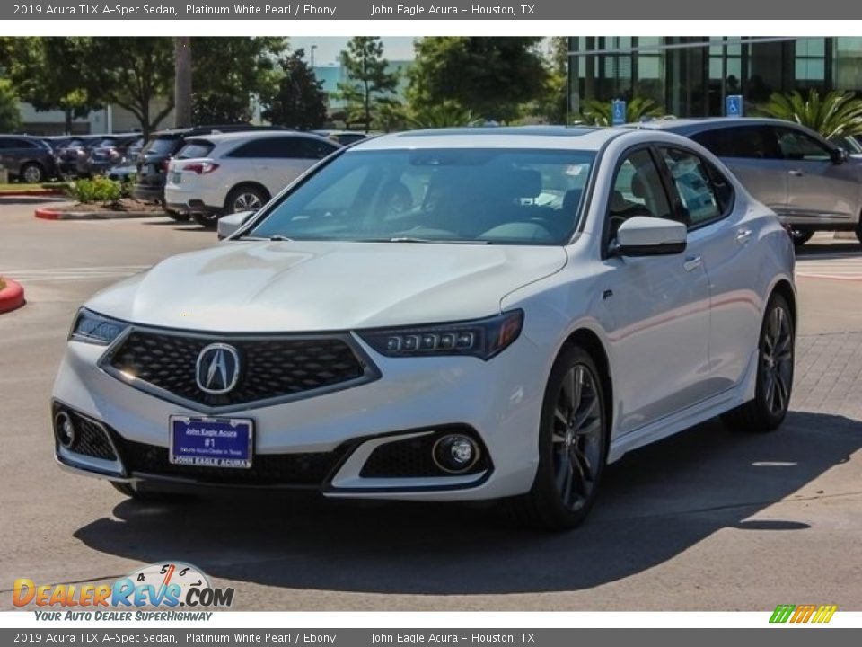 2019 Acura TLX A-Spec Sedan Platinum White Pearl / Ebony Photo #3