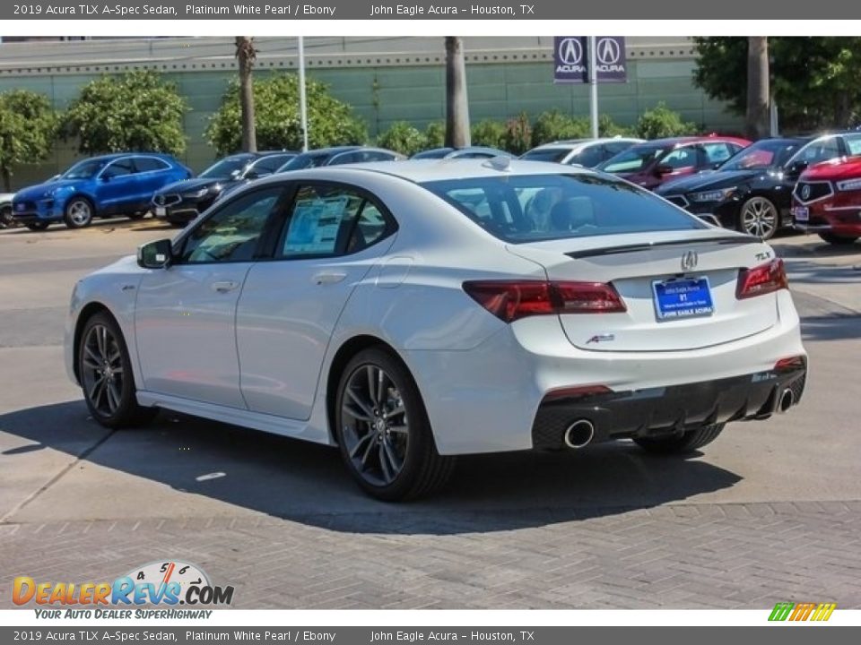 2019 Acura TLX A-Spec Sedan Platinum White Pearl / Ebony Photo #5