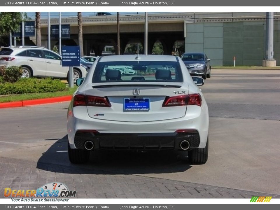 2019 Acura TLX A-Spec Sedan Platinum White Pearl / Ebony Photo #6