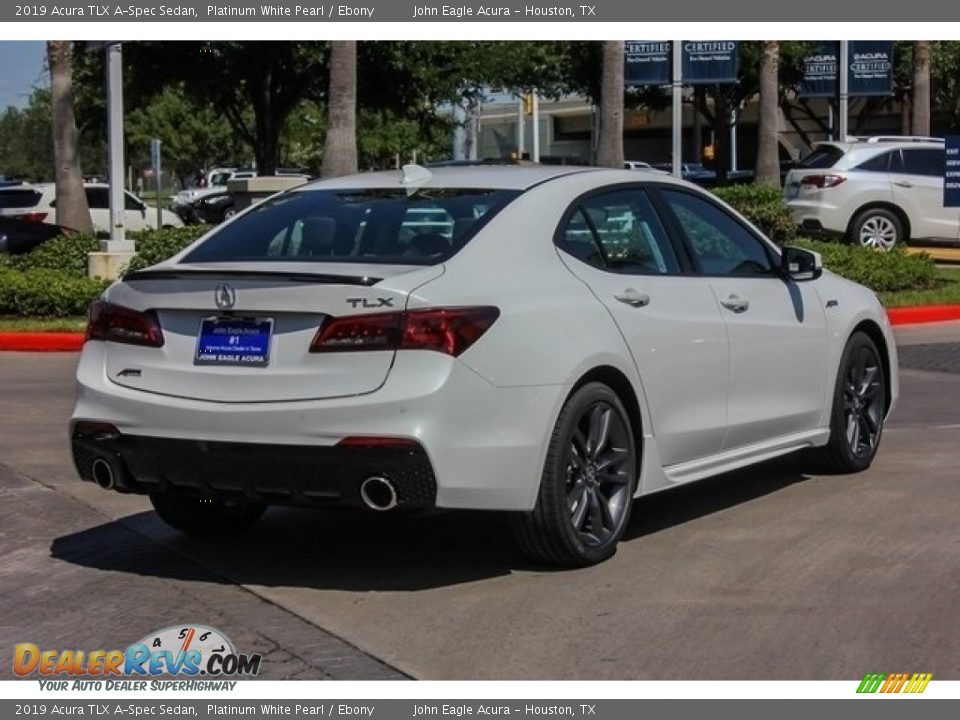 2019 Acura TLX A-Spec Sedan Platinum White Pearl / Ebony Photo #7