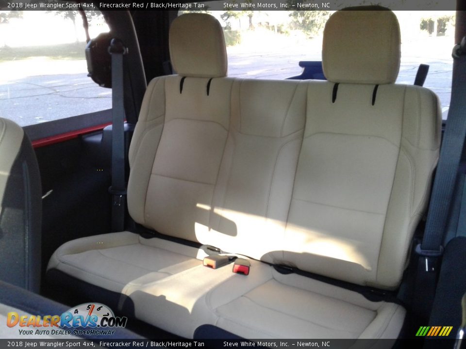 2018 Jeep Wrangler Sport 4x4 Firecracker Red / Black/Heritage Tan Photo #11