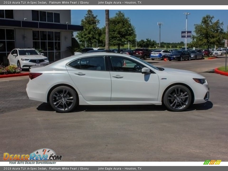 2019 Acura TLX A-Spec Sedan Platinum White Pearl / Ebony Photo #8