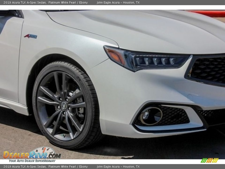 2019 Acura TLX A-Spec Sedan Platinum White Pearl / Ebony Photo #10